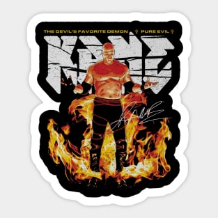 Kane Flames Sticker